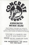 Concrete Music Bloc Volume 10 March '92