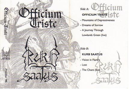 Officium Triste - Promo '96 (demo)