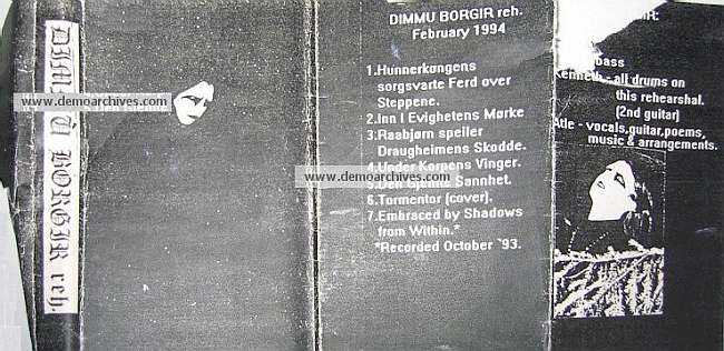 Dimmu Borgir - Reh. February 1994 (demo)